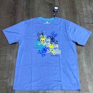 Psycho Bunny Multicolor Bunny Graphic Tee